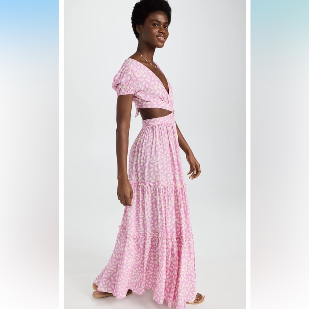 Palmacea Lavanda Hoop Dress Cover Up Macarena size XS Resort Summer NWT Colombia - Picture 2 of 11